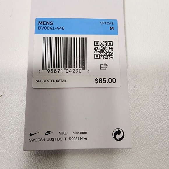 Nike Mesh Hawaiian Resort Camp Shirt Men's Sz M DV0041-446 Dri-Fit Button Up NWT - Picture 10 of 12